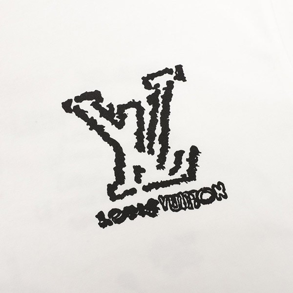 超希少！ルイヴィトン プリントTシャツ 偽物 2色 vus45732